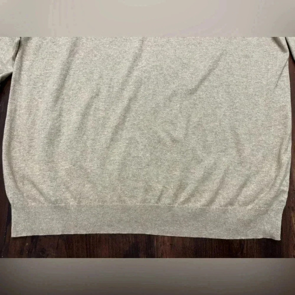 Foundry Supply Quarter Zip Sweater Size 2XLT Tall Beige Long Sleeve Lightweight - Picture 9 of 13